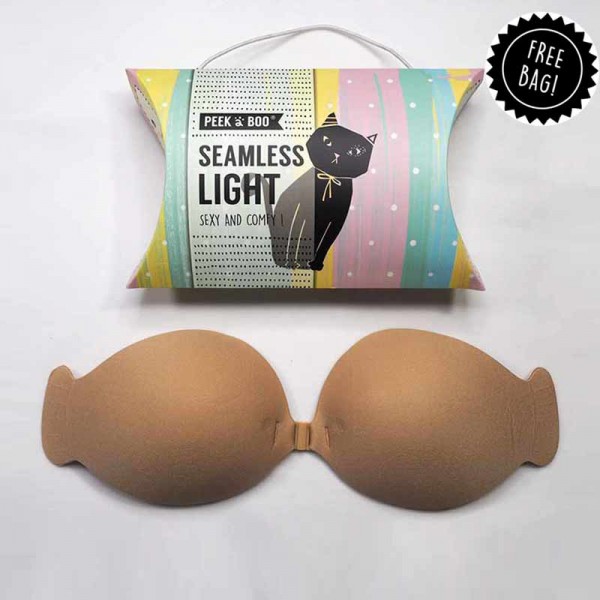 PAB Light Wrap Bra (Nude) (LIGHT PUSH UP ~1.5cm)
